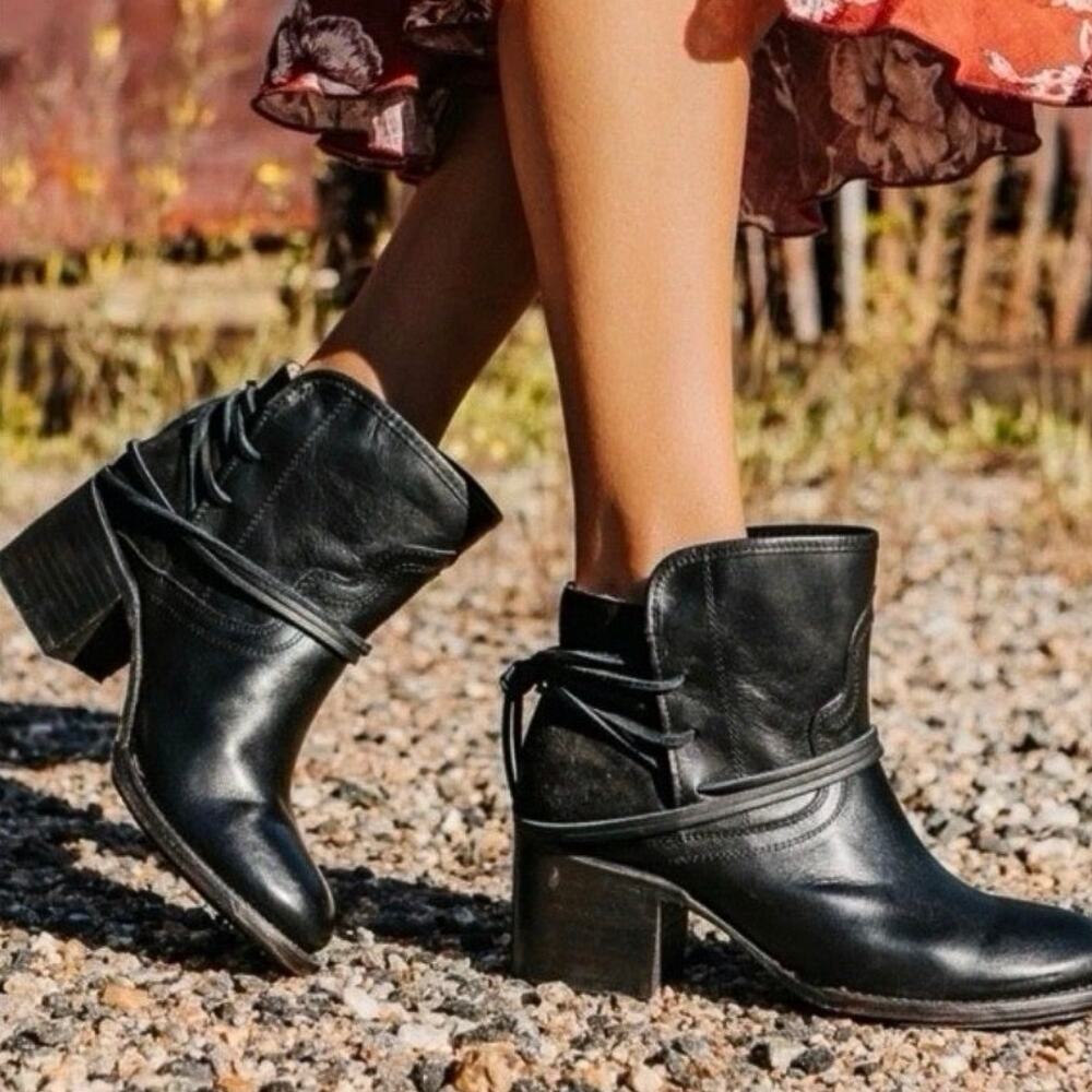 Freebird by Steven Casey Leather Ankle Boot - 8 - Picture 1 of 10